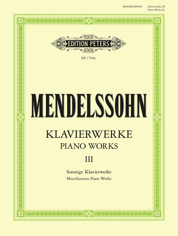 Klavierwerke Band 3 op.28, 35, 54, 82, 83, 104&nbsp;&nbsp;für Klavier&nbsp;&nbsp;