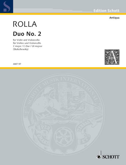 3 Duos  für Violine und Violoncello  