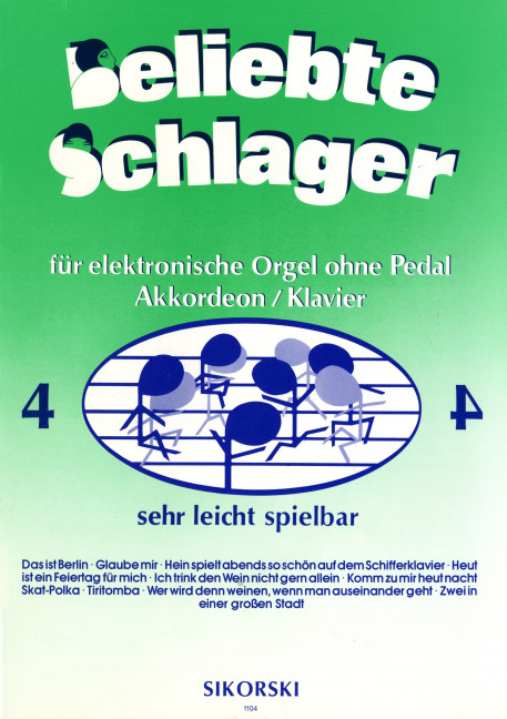 Beliebte Schlager Band 4:  für E-Orgel ohne Pedal  