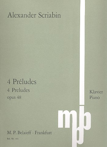 4 Préludes op.48  für Klavier  