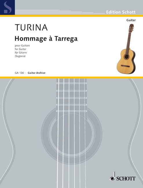 Hommage a Tarrega&nbsp;&nbsp;für Gitarre&nbsp;&nbsp;