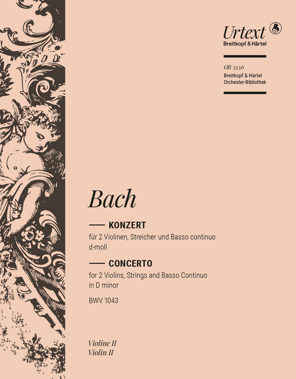Konzert d-Moll BWV1043&nbsp;&nbsp;für 2 Violinen, Streicher und Bc&nbsp;&nbsp;Violine 2