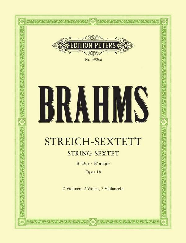 Streichsextett B-Dur op.18&nbsp;&nbsp;für Streichsextett&nbsp;&nbsp;6 Stimmen