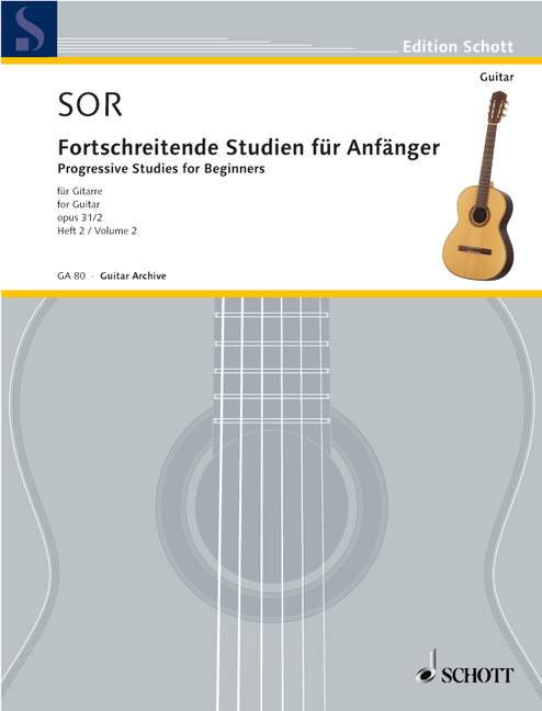 24 fortschreitende Studien für Anfänger Band 2&nbsp;&nbsp;für Gitarre&nbsp;&nbsp;