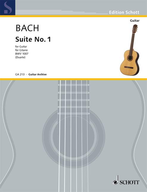 Suite Nr.1 BWV1007&nbsp;&nbsp;für Gitarre&nbsp;&nbsp;