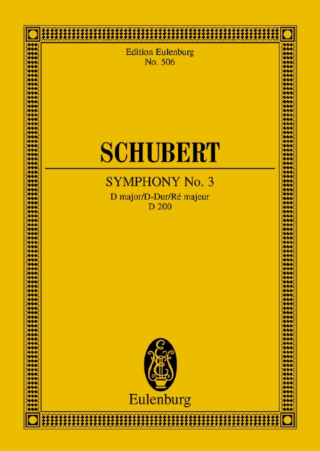 Sinfonie D-Dur Nr.3&nbsp;&nbsp;für Orchester&nbsp;&nbsp;Studienpartitur