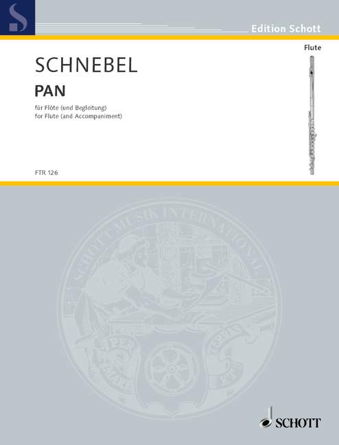 PAN  für Flöte(n) oder Blockflöte(n) und Begleitung ad libitum (Streichinst  Spielpartitur - Faksimile-Ausgabe (Konzeptfassung 1978)