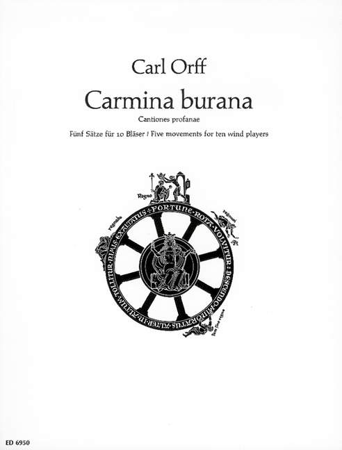 Carmina Burana Cantiones profanae&nbsp;&nbsp;für 10 Bläser&nbsp;&nbsp;Partitur