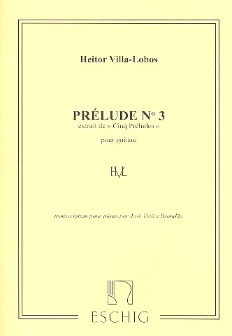 Prelude Nr. 3 (5 Preludes)  pour piano   