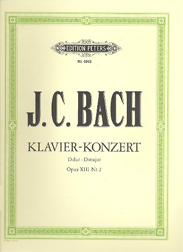 Konzert D-Dur op.13,2  für Klavier und Orchester  für 2 Klaviere  