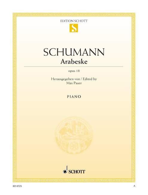 Arabeske op. 18&nbsp;&nbsp;für Klavier&nbsp;&nbsp;
