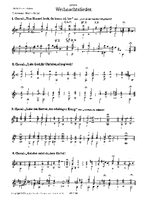 Fröhliche Weihnachten&nbsp;&nbsp;40 Weihnachts- und Neujahrslieder&nbsp;&nbsp;Gitarre