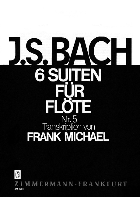 Suiten Nr.5 BWV1011&nbsp;&nbsp;für Flöte solo&nbsp;&nbsp;