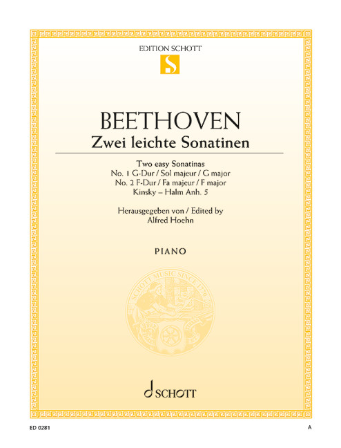 2 leichte Sonaten G-Dur und F-Dur  für Klavier  