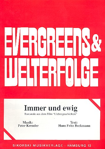 Immer und ewig: Einzelausgabe&nbsp;&nbsp;&nbsp;&nbsp;