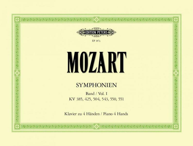 Sinfonien Band 1&nbsp;&nbsp;für Klavier zu 4 Händen&nbsp;&nbsp;