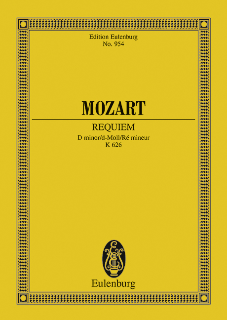 Requiem d-Moll KV626&nbsp;&nbsp;für Soli, Chor und Orchester&nbsp;&nbsp;Studienpartitur