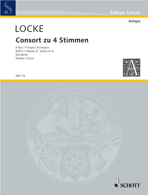 Consort Band 2&nbsp;&nbsp;für 4 Blockflöten (SATB) oder Streicher&nbsp;&nbsp;Partitur