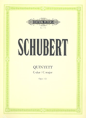 Quintett C-Dur op.163&nbsp;&nbsp;für 2 Violinen, Viola und 2 Violoncelli&nbsp;&nbsp;Stimmen
