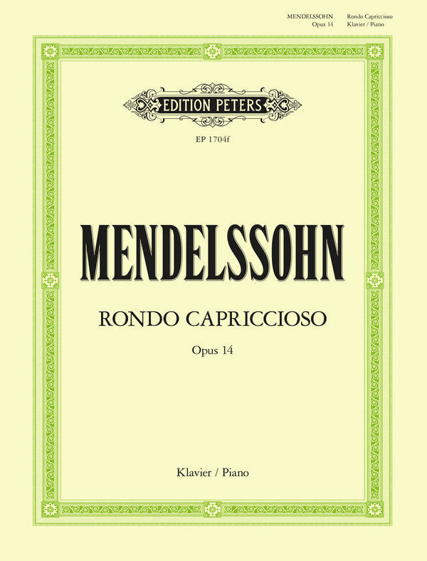 Rondo capriccioso op.14&nbsp;&nbsp;für Klavier&nbsp;&nbsp;