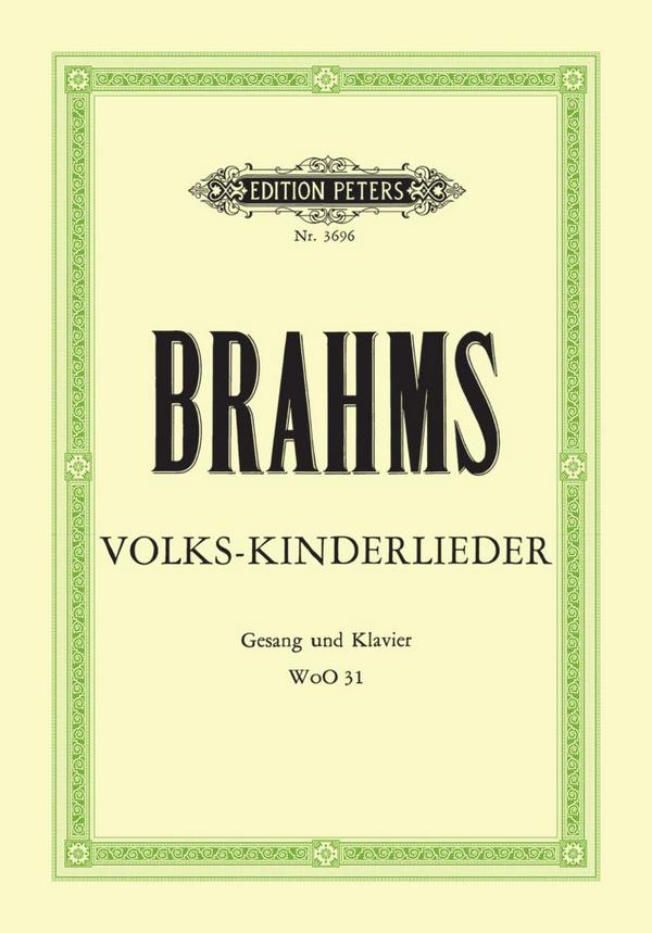 Volkskinderlieder WoO31&nbsp;&nbsp;für Gesang und Klavier&nbsp;&nbsp;