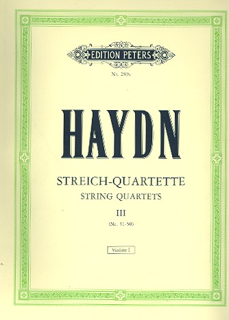 Streichquartette Band 3 (Nr.31-50)&nbsp;&nbsp;für Streichquartett&nbsp;&nbsp;Stimmen