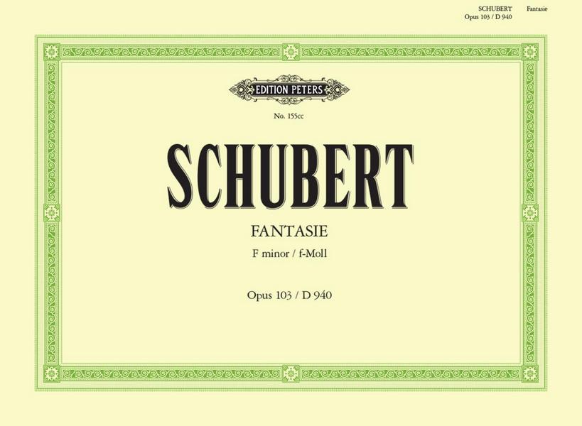 Fantasie f-Moll D940 op.103&nbsp;&nbsp;für Klavier zu 4 Händen&nbsp;&nbsp;
