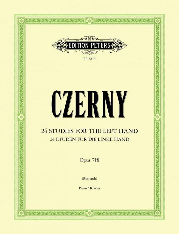 Etüden für die linke Hand op.718&nbsp;&nbsp;für Klavier&nbsp;&nbsp;