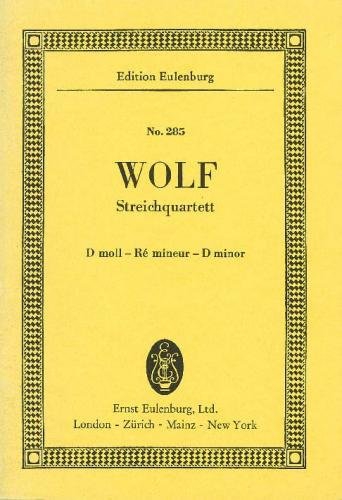 Streichquartett d-Moll&nbsp;&nbsp;für Streichquartett&nbsp;&nbsp;Studienpartitur