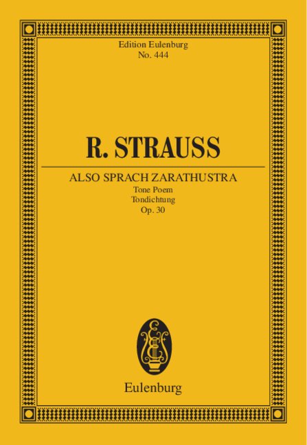 Also sprach Zarathustra op.30  für Orchester  Studienpartitur