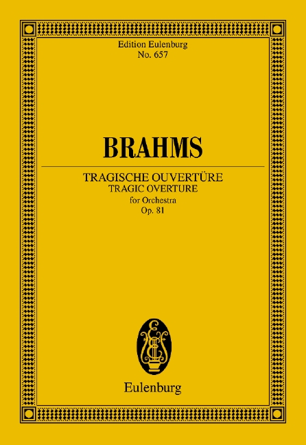 Tragische Overtüre d-Moll op.81&nbsp;&nbsp;für Orchester&nbsp;&nbsp;Studienpartitur