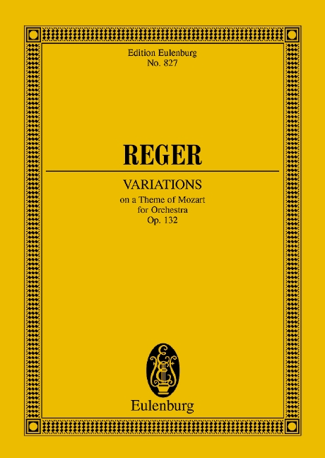 Variationen und Fuge über ein Thema von Mozart op.132&nbsp;&nbsp;für Orchester&nbsp;&nbsp;Studienpartitur
