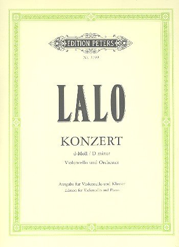 Konzert d-Moll für Violoncello und Orchester  für Violoncello und Klavier  