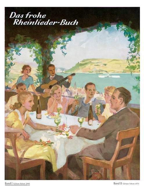 Das frohe Rheinliederbuch Band 1&nbsp;&nbsp;für Klavier (mit Text)&nbsp;&nbsp;
