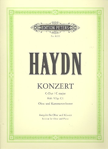 Konzert C-Dur Hob.VIIG:C1 für Oboe und Kammerorchester&nbsp;&nbsp;für Oboe und Klavier&nbsp;&nbsp;