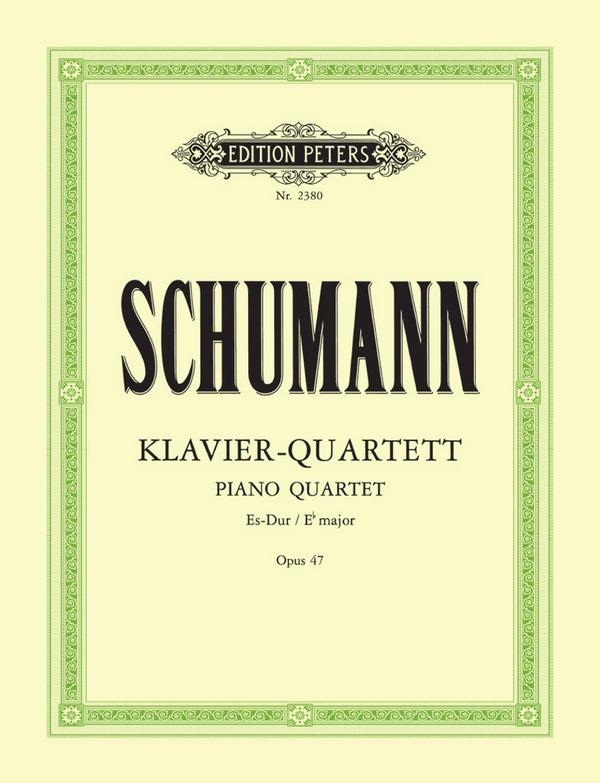 Quartett Es-Dur op.47&nbsp;&nbsp;für Klavier und Streichtrio&nbsp;&nbsp;Stimmen
