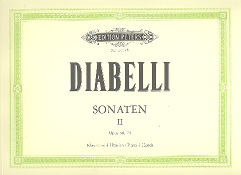 Sonaten op.38 und op.73  für Klavier zu 4 Händen  