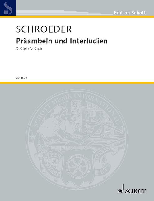 Präambeln und Interludien&nbsp;&nbsp;für Orgel&nbsp;&nbsp;