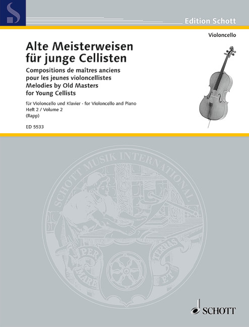 Alte Meisterweisen für junge Cellisten Band 2&nbsp;&nbsp;für Violoncello und Klavier&nbsp;&nbsp;