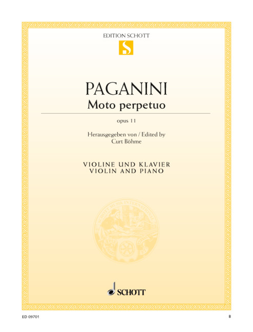 Moto perpetuo op. 11&nbsp;&nbsp;für Violine und Klavier&nbsp;&nbsp;