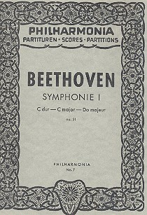 Sinfonie C-Dur Nr.1 op.21&nbsp;&nbsp;für Orchester&nbsp;&nbsp;Studienpartitur