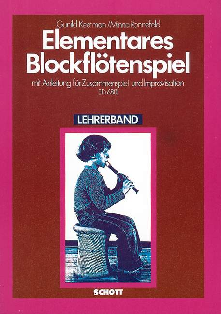 Elementares Blockflötenspiel&nbsp;&nbsp;für Blockflöte&nbsp;&nbsp;Lehrerband