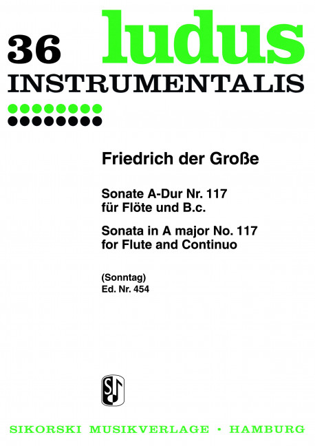 Sonate A-Dur op.117  für Flöte und Klavier  