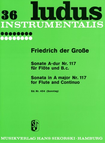 Sonate A-Dur op.117  für Flöte und Klavier  