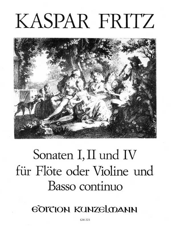 Sonaten 1, 2 und 4 aus '6 Sonaten'&nbsp;&nbsp;für Flöte (Violine) und Bc&nbsp;&nbsp;