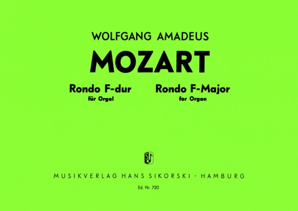 Rondo F-Dur KV616&nbsp;&nbsp;&nbsp;&nbsp;