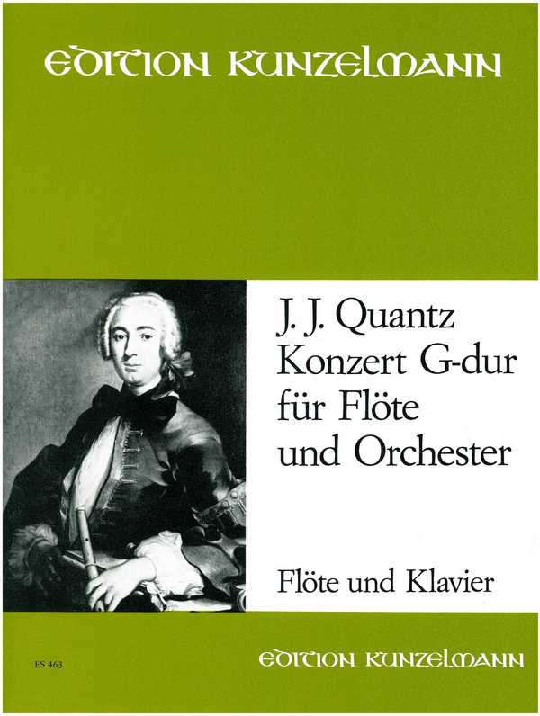 Konzert G-Dur  für Flöte und Orchester  für Flöte und Klavier