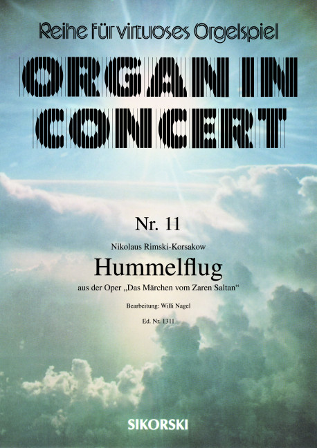 Hummelflug&nbsp;&nbsp;für E-Orgel&nbsp;&nbsp;