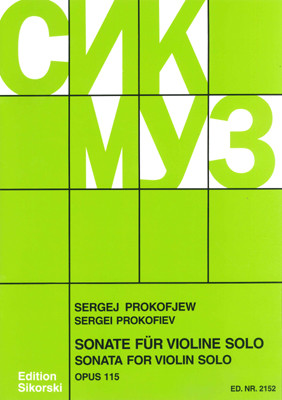 Sonate op.115  für Violine solo  