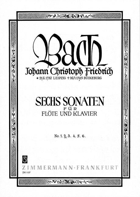 Sonate G-Dur Nr.2  für Flöte und Klavier  